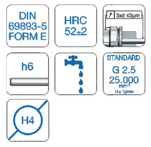 HSK63E-PHC12-90 Гидропластовый патрон — изображение 4